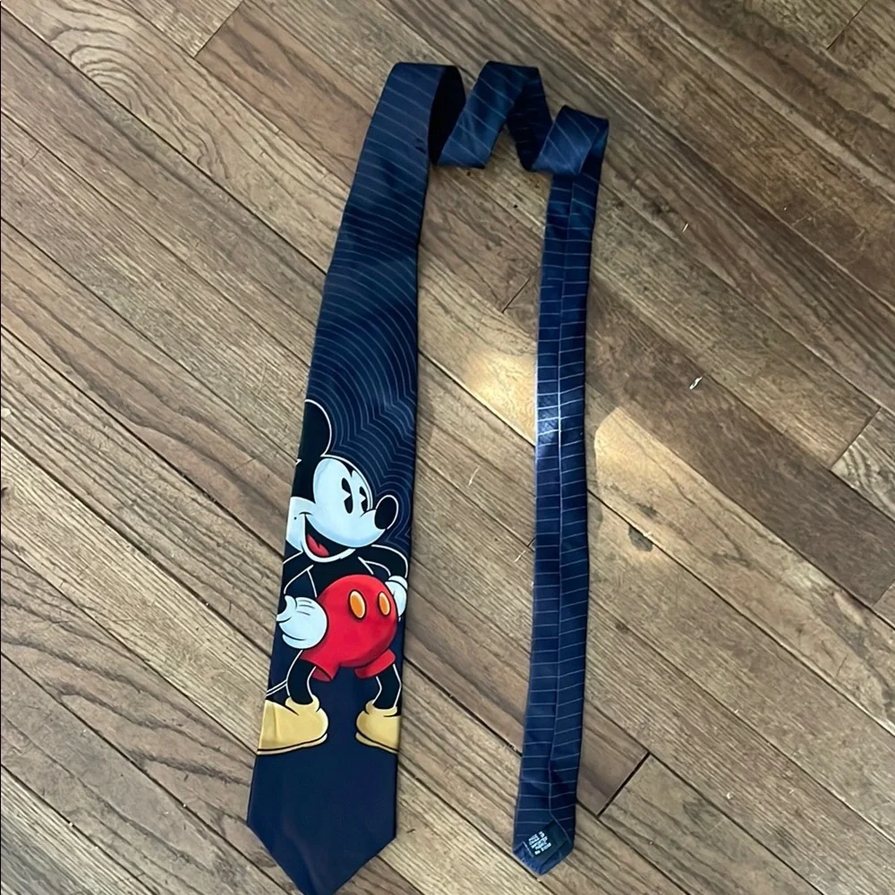 Disney Mickey Mouse Black Tie